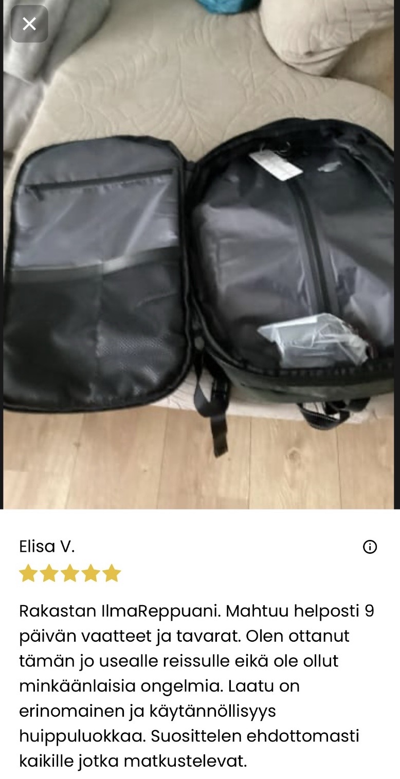 Arvostelu — Elisa V.
